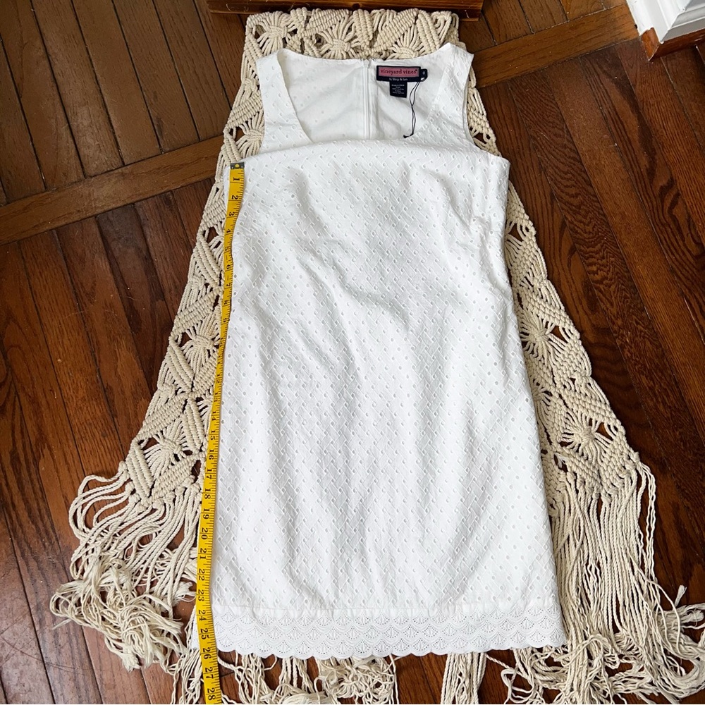 Vineyard Vines | Shep & Ian Eyelet Sleeveless Dress - Picture 3 of 5